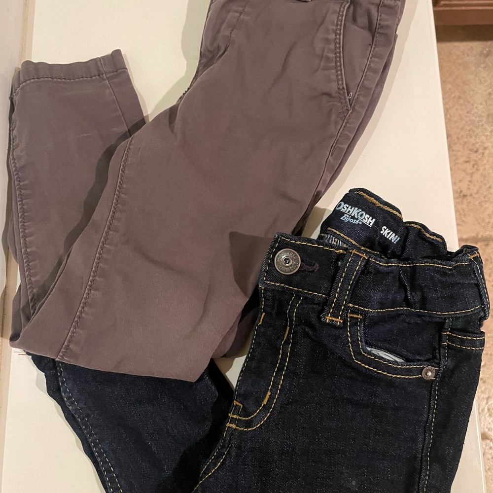 OshKosh B'gosh Gray and Blue Jeans Classic Style